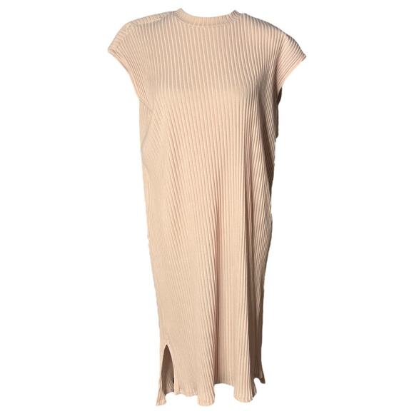 Eileen Fisher Ribbed Sleeveless Midi Sweater Dress sz S - Picture 1 of 10